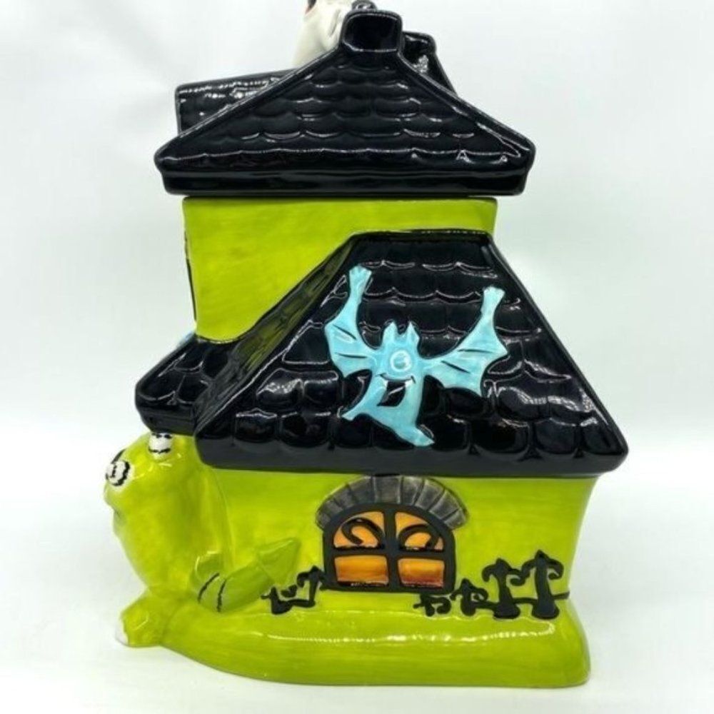 Target Halloween 2009 Ceramic Haunted House Cookie Jar - Picture 5 of 14